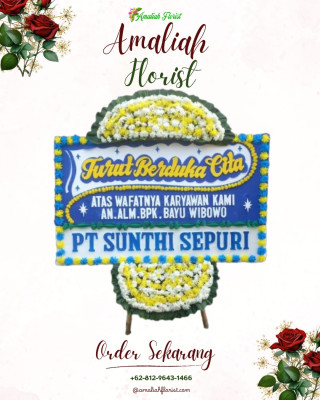 Papan Bunga Duka di Tikala Ares