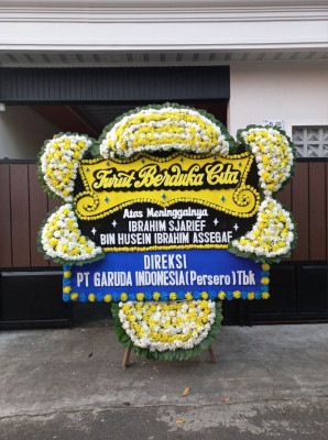 Papan Bunga Duka di Tikala Ares